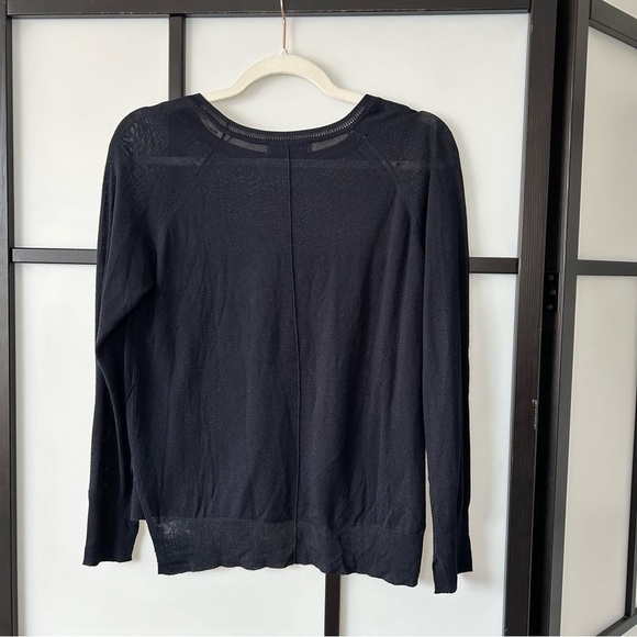 [XS/S] Zara Knit Women’s Lightweight Super Soft Black Long Sleeve Sweater - Picture 7 of 9